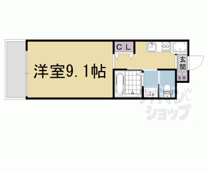 【Ｌａ　Ｖｉｔａ東寺】間取