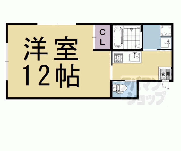 【ヴィラコート烏丸七条】間取