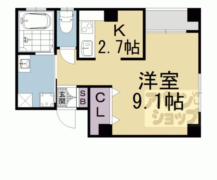 【プラティーヌ】間取