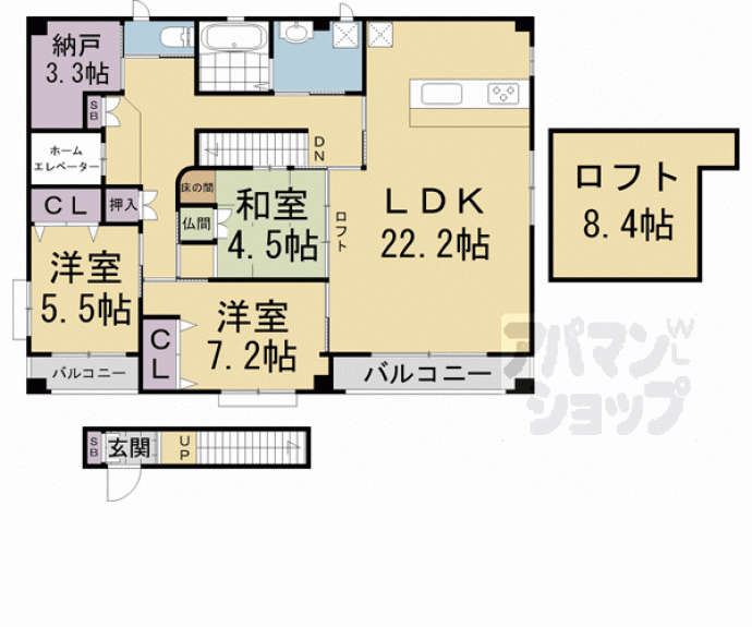 【プラティーヌ】間取