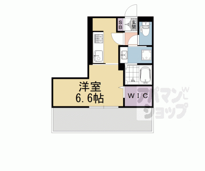 【Ｃｏｚｙ　Ｃｏｔｅ　上鳥羽】間取