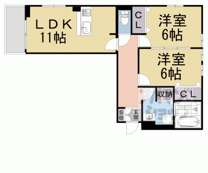 【グランクレスタⅡ】間取