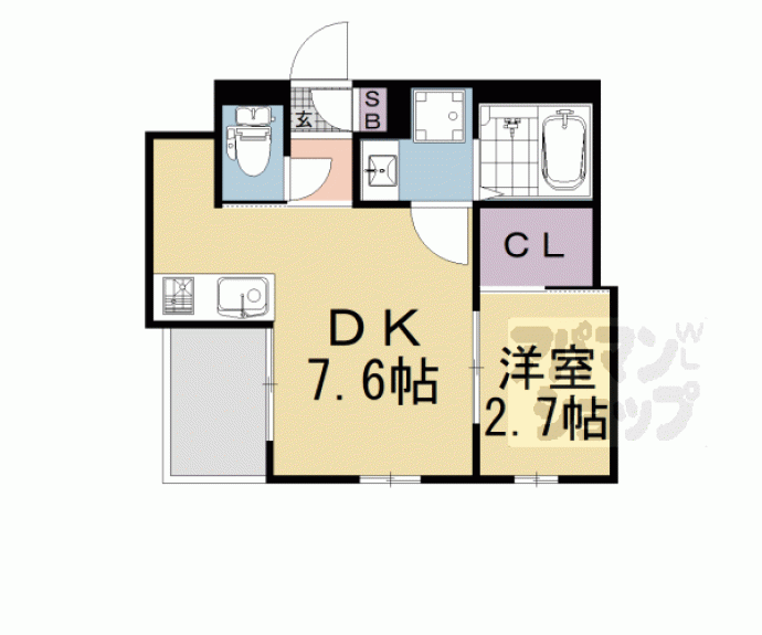 【Ｒ－ｓｍａｒｔ山科】間取