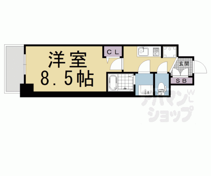 【アドバンス京都エーデル】間取