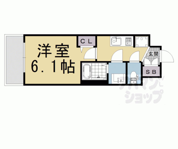 【アドバンス京都エーデル】間取