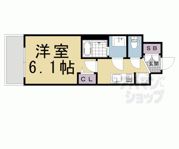 【アドバンス京都エーデル】間取