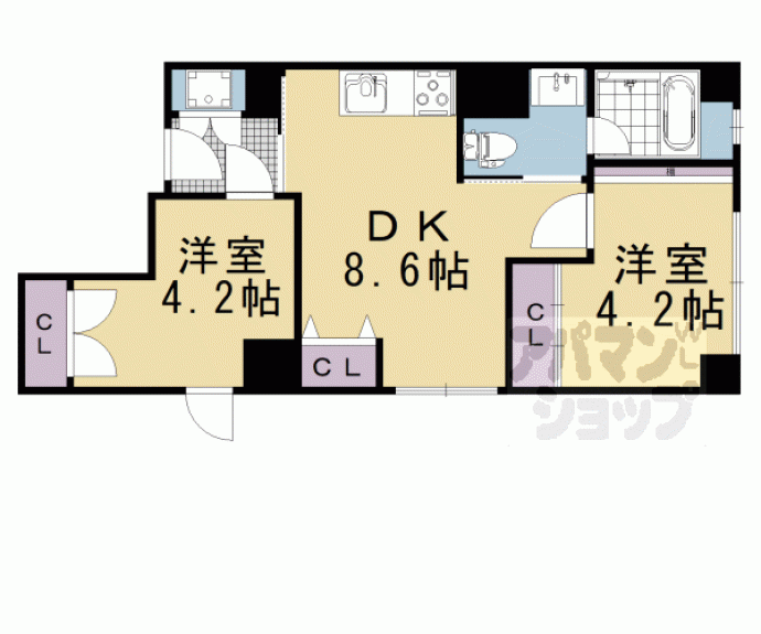 【ＧＲＡＮＤ　ＬＡＴＴＩＣＥ　Ｓａｙａｍａｃｈｉ】間取
