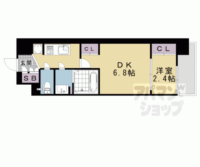 【ソルテラス京都洛南】間取