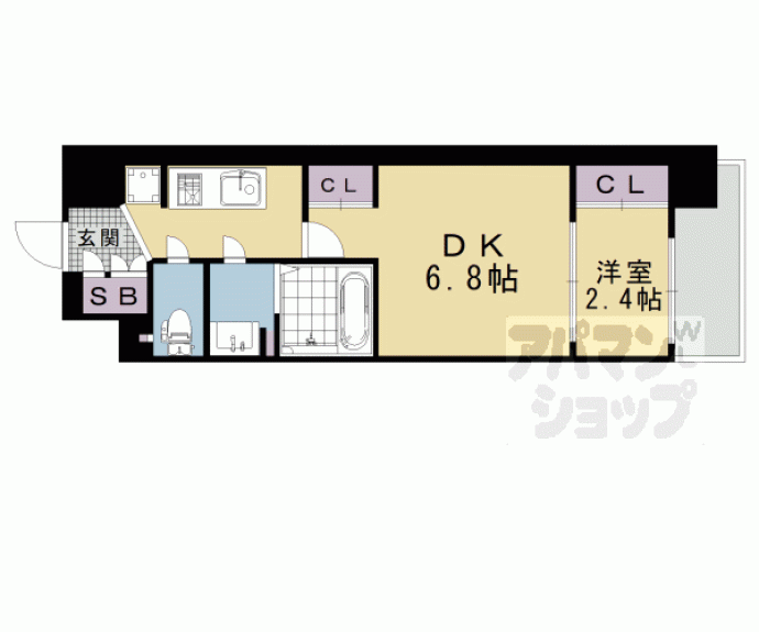 【ソルテラス京都洛南】間取