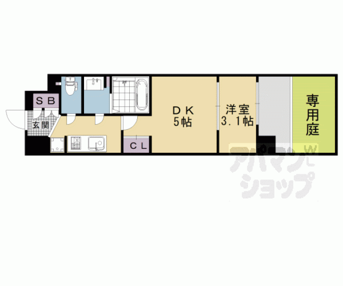 【ソルテラス京都洛南】間取