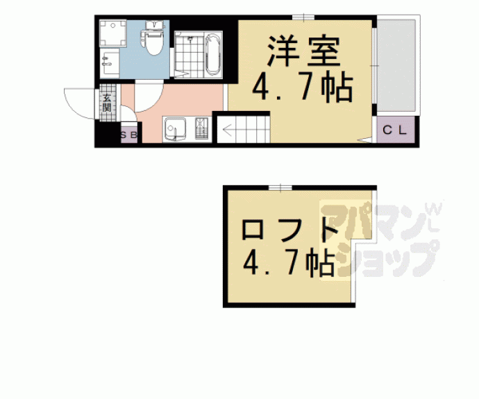 【サンライズ十条】間取