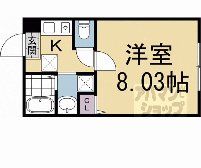 【サンクトスコート京都駅北】間取