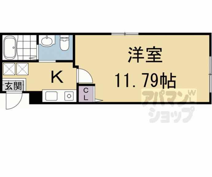 【サンクトスコート京都駅北】間取