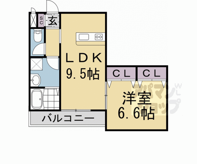 【プライベートレジデンス京都駅西】間取
