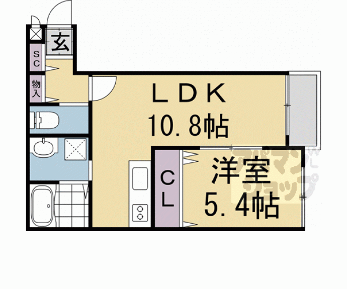 【プライベートレジデンス京都駅西】間取
