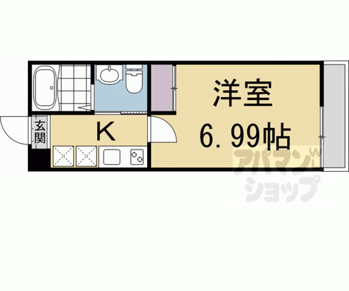 【Kamo River 清水五条】間取