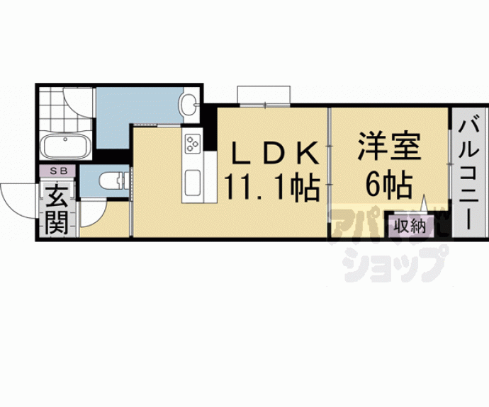 【Via Sole やましな】間取