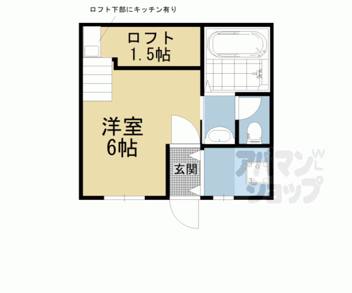 【平野町貸家デザイナーズ】間取