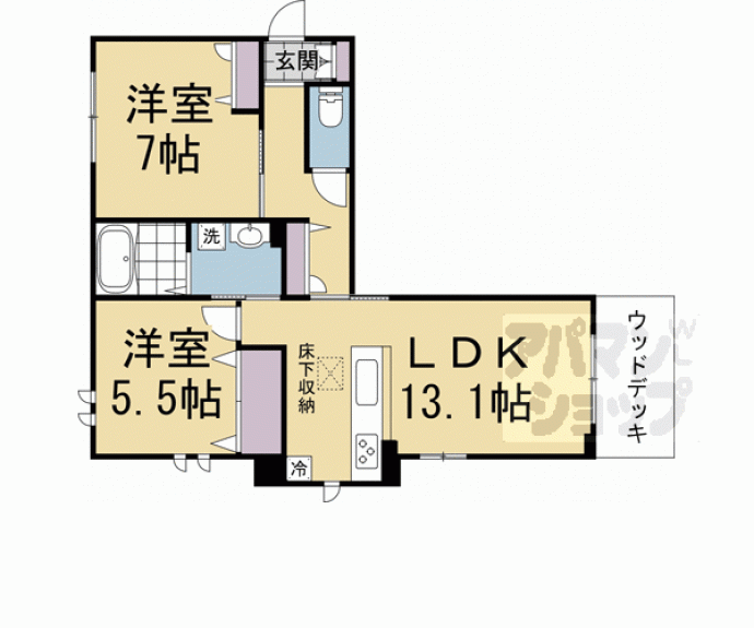 【Ｍａｐｌｅ　Ｇａｒｄｅｎ】間取