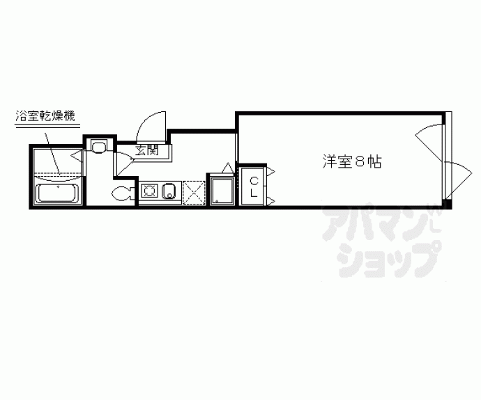 【ＡＸＩＳ錦小路】間取