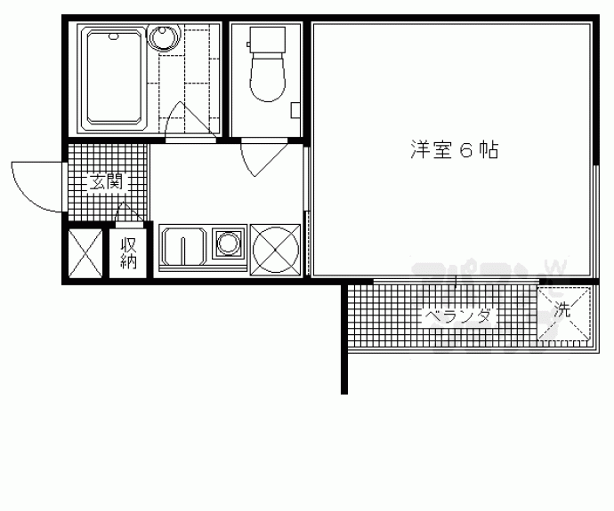 【鳴滝グリーンハイツ】間取