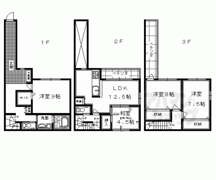 【カッシーヤ西院】間取