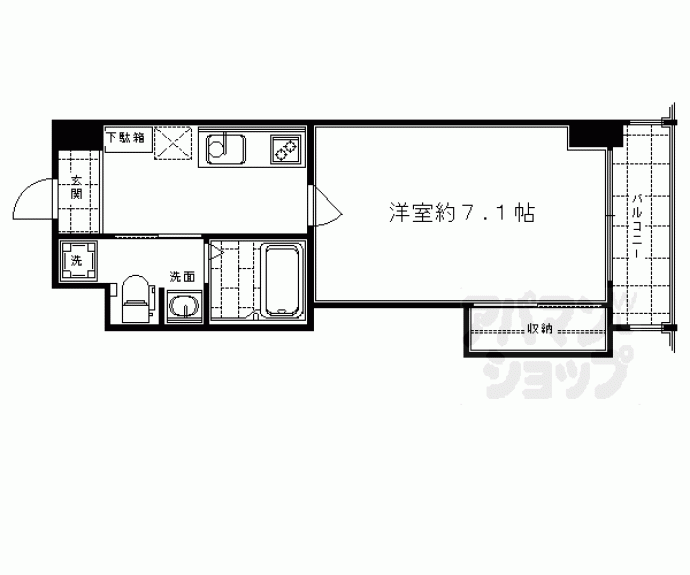 【HF四条河原町レジデンス】間取