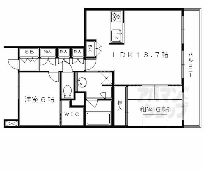 【エスリード長岡天神】間取