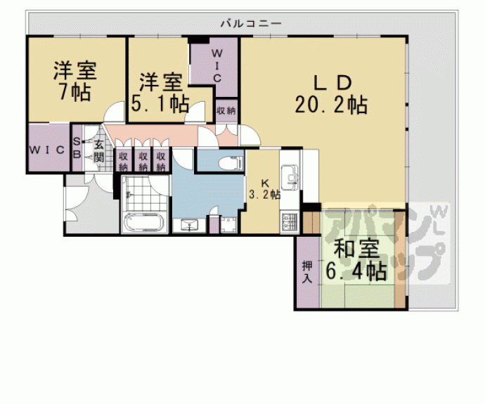 【エスリード長岡天神】間取