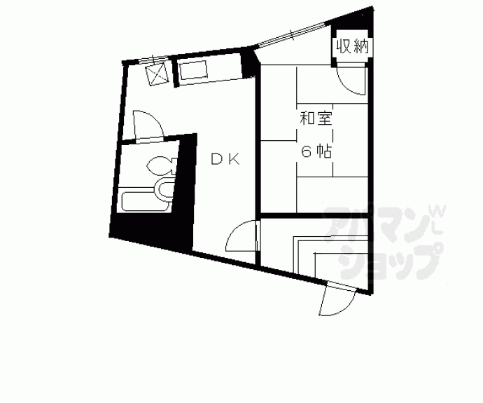 【五条グリーンハイツ】間取