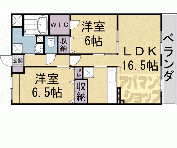 【アルファ長岡天神】間取