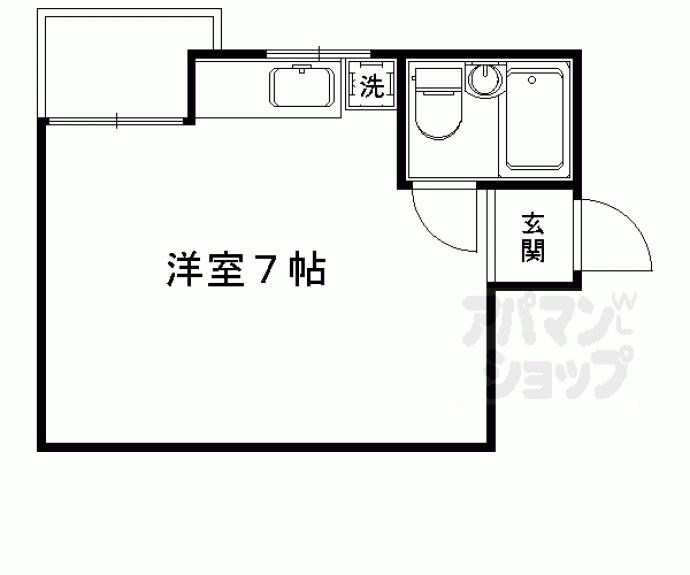 【未麗　仁和寺】間取