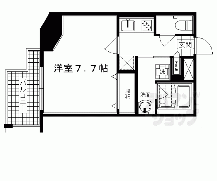 【アスヴェル京都西京極】間取