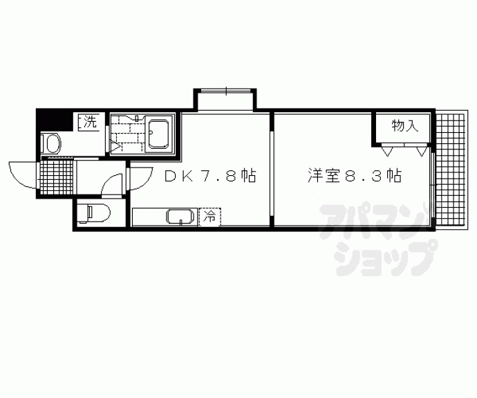 【Ｂｏ・上七軒】間取