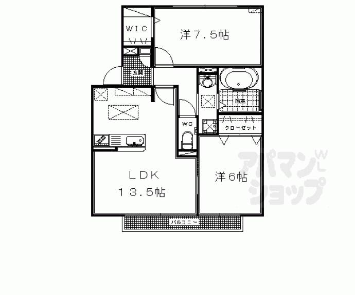 【Ｄｏｕｃｅ　Ｆｌｅｕｒ５５】間取
