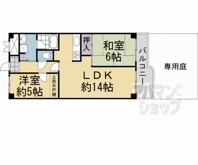 【ネオコーポ太秦】間取