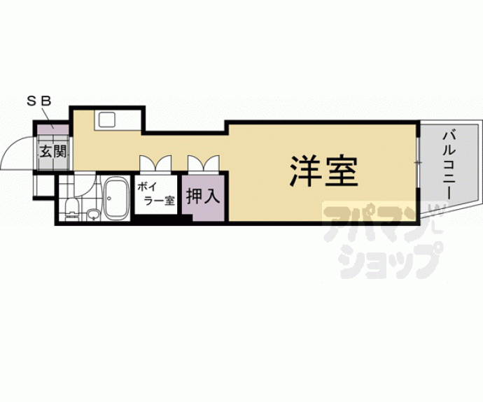 【二条プラザ】間取