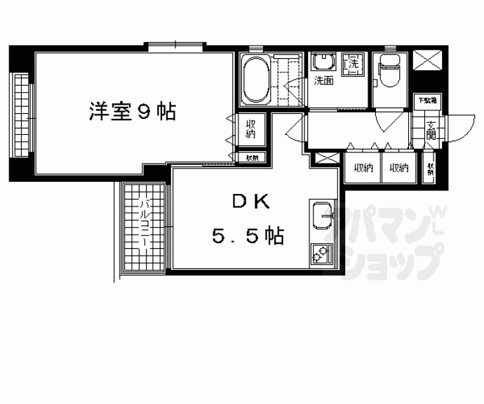 【ベラジオ富小路】間取