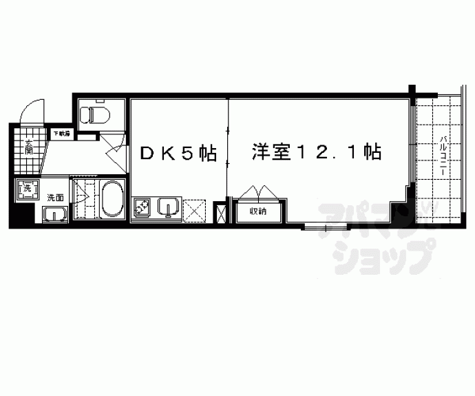 【ベラジオ富小路】間取