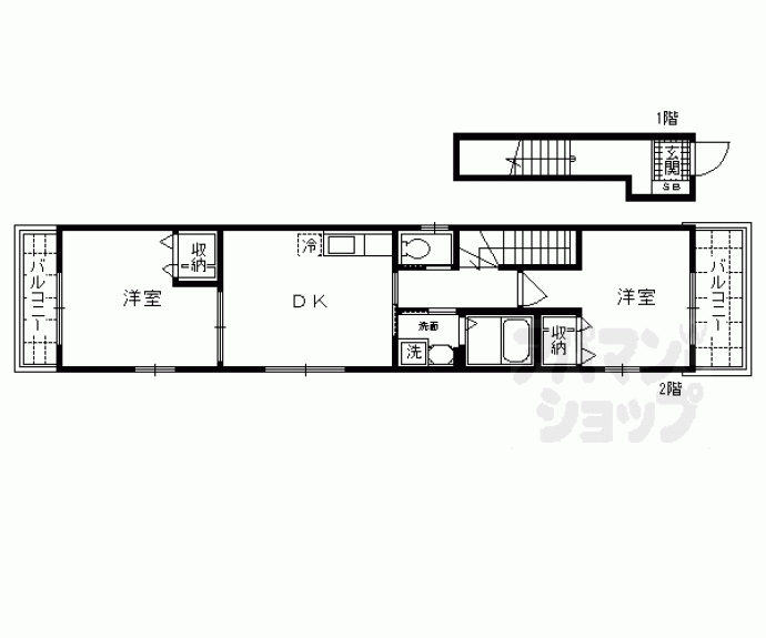 【カーサ炭之座】間取