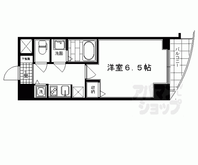 【エスライズ京都河原町】間取