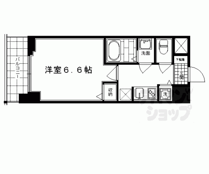 【エスライズ京都河原町】間取