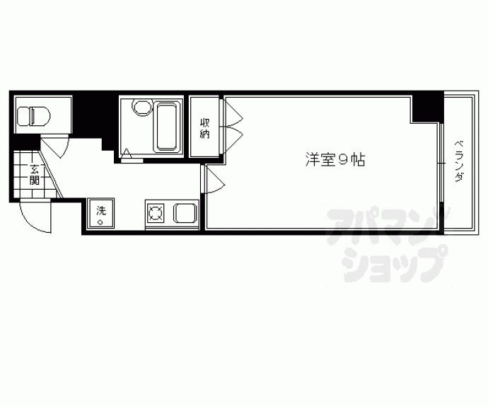 【エヴァンス祇園】間取