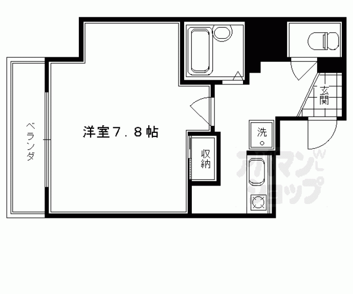 【エヴァンス祇園】間取