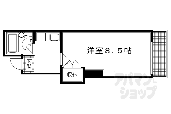 【GRAND VALUE 四条烏丸】間取