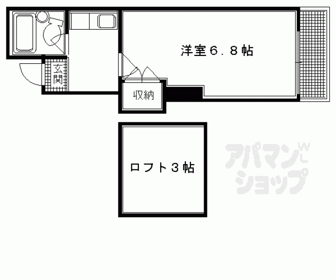 【GRAND VALUE 四条烏丸】間取