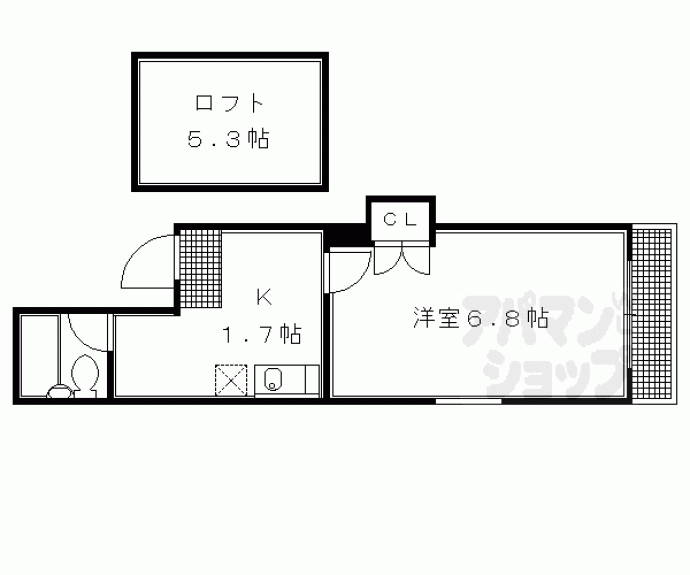 【ＧＲＡＮＤ　ＶＡＬＵＥ　四条烏丸】間取