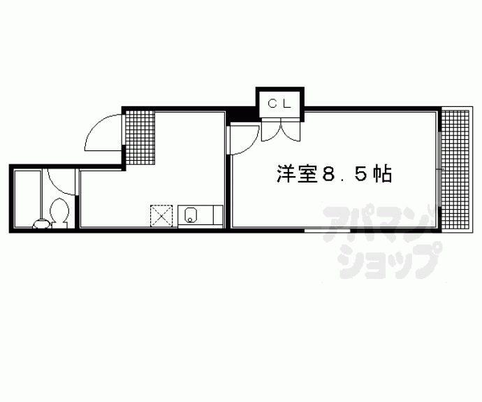 【ＧＲＡＮＤ　ＶＡＬＵＥ　四条烏丸】間取