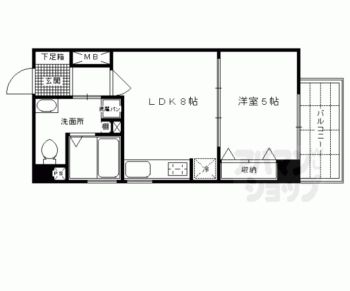 【ＯＲＹＺＡ三条西洞院】間取