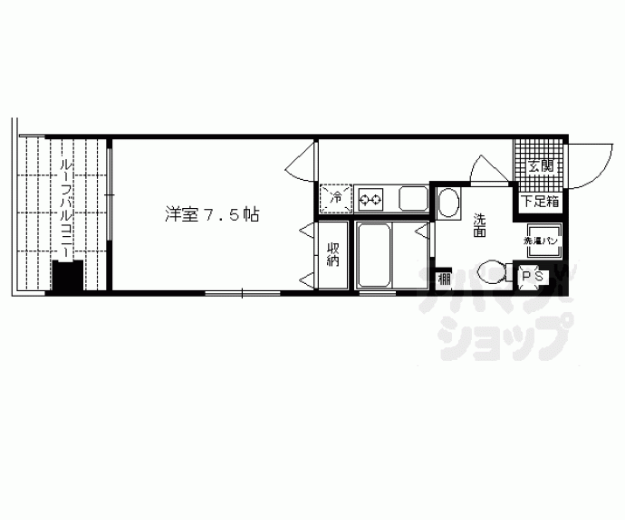 【ＯＲＹＺＡ三条西洞院】間取